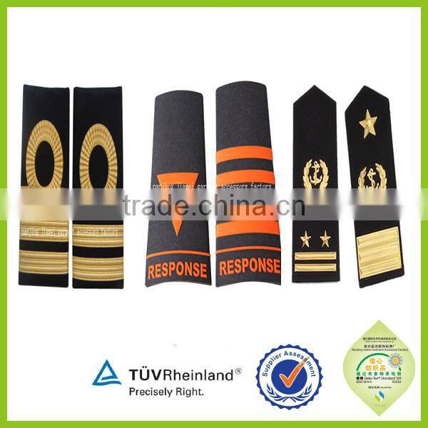 Factory cheap singapore rank sew on goverment uniform patch