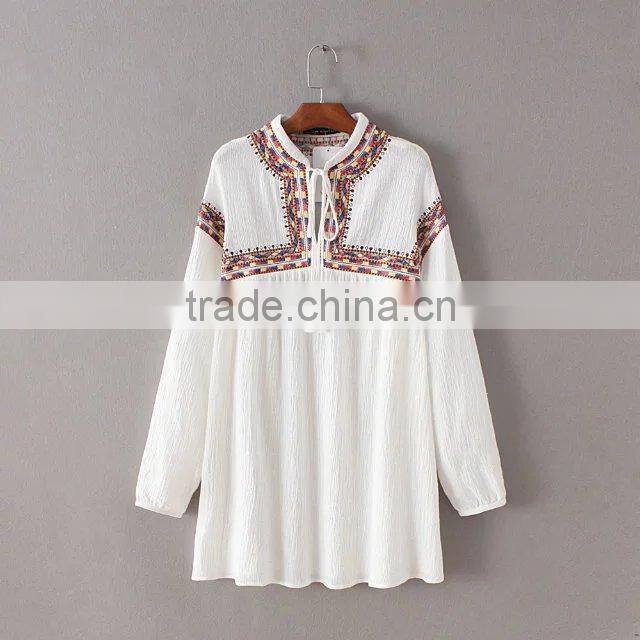 Summer Dress 2017 Women Casual Beach Short Dress Tassel Solid White Maxi Dress