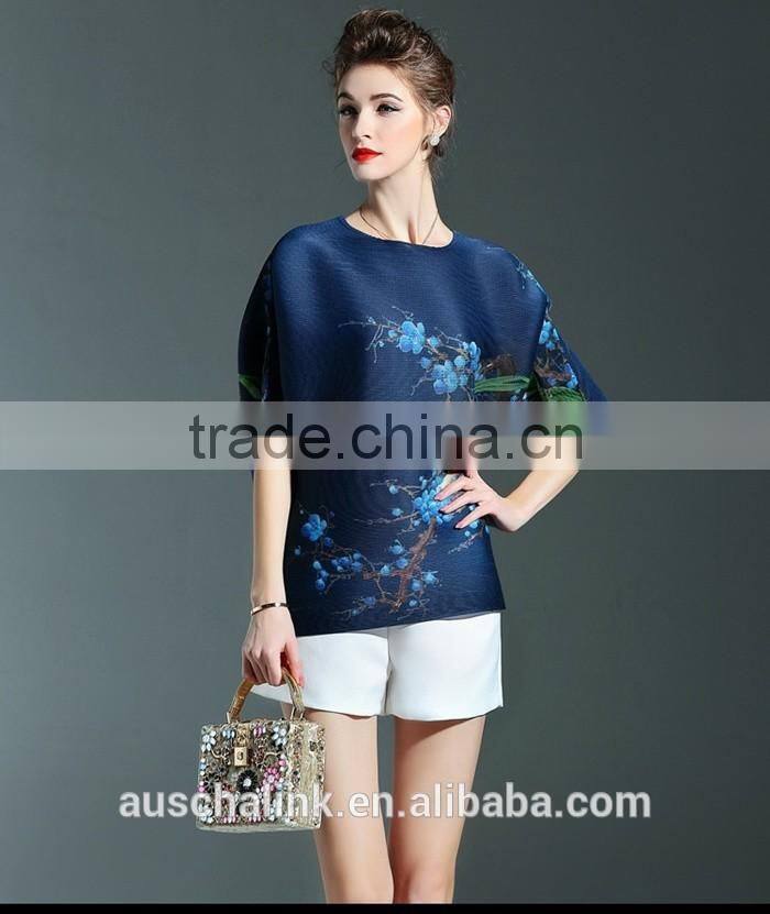 hot sell summer women new design fashion tops made in china