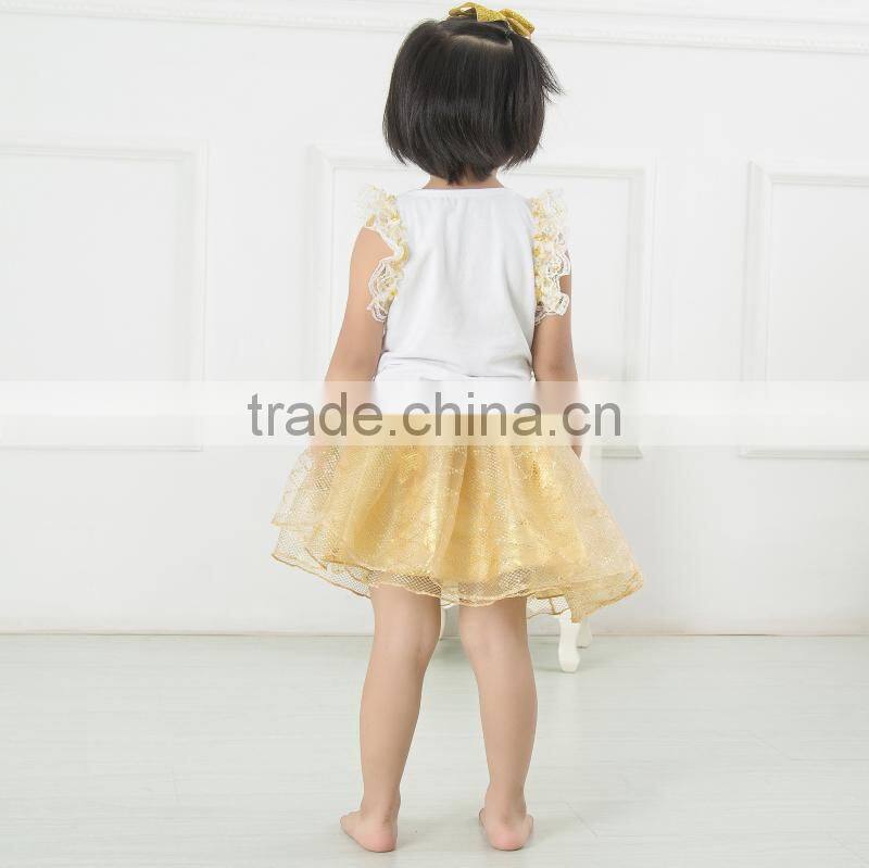 Garments Factory Christmas Newborn Baby Cotton Long Sleeve Fluffy Petti Tutu Dress Latest Boutique Dresses For Kids