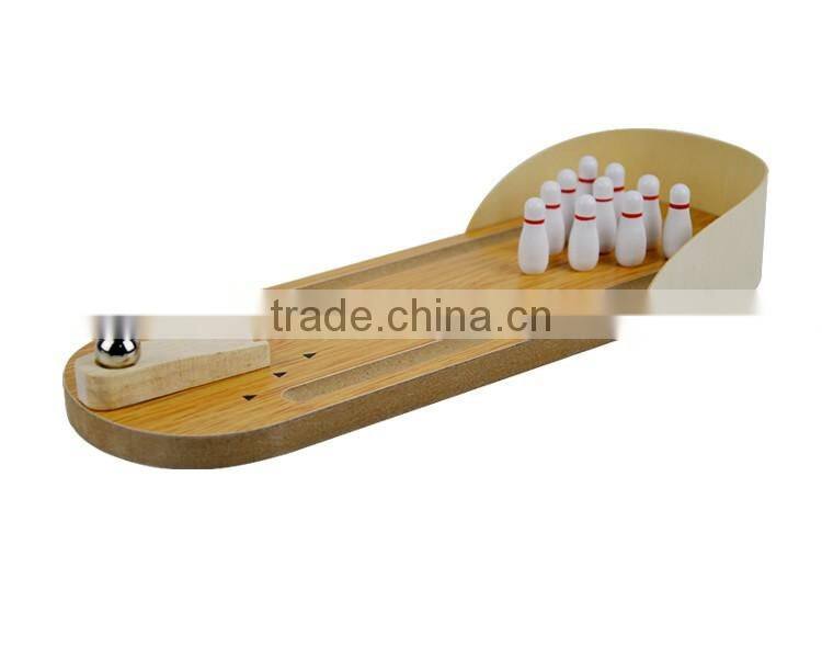 wooden bowling toys table bowling table sport toys wooden table toys