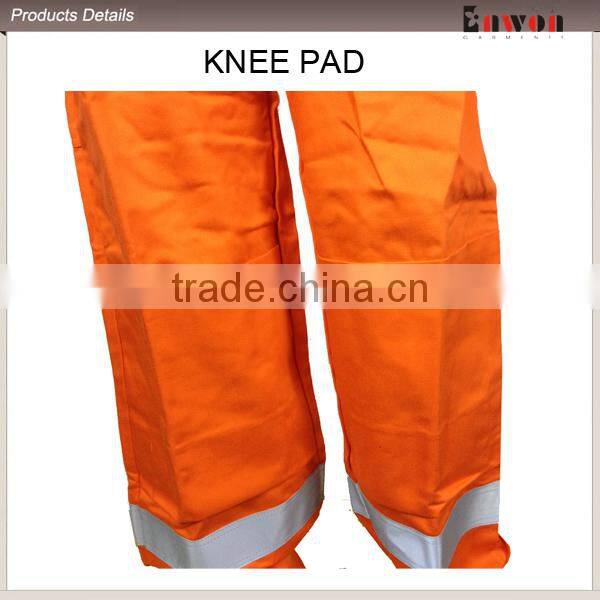 New Design Breathable Reflective Orange Cotton Coveralls