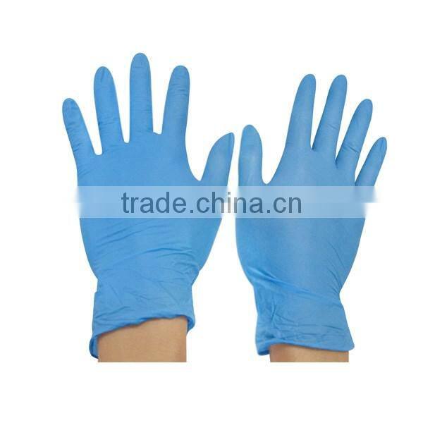 Popular Blue Nitrile Disposable Glove With Competitive Price