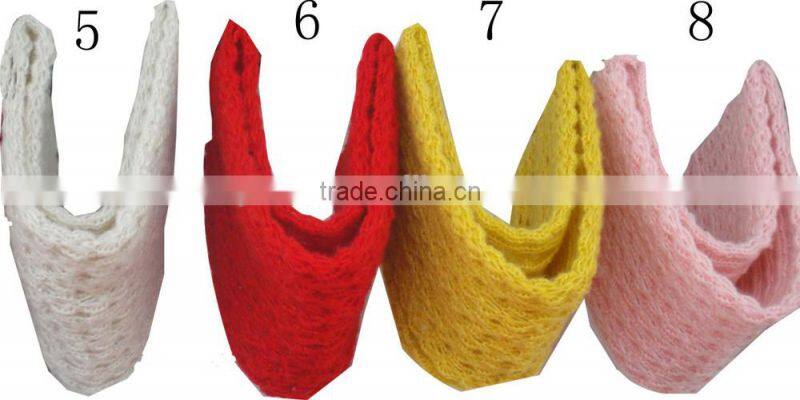 Fashion lady knitted acrylic fantastic crochet scarf