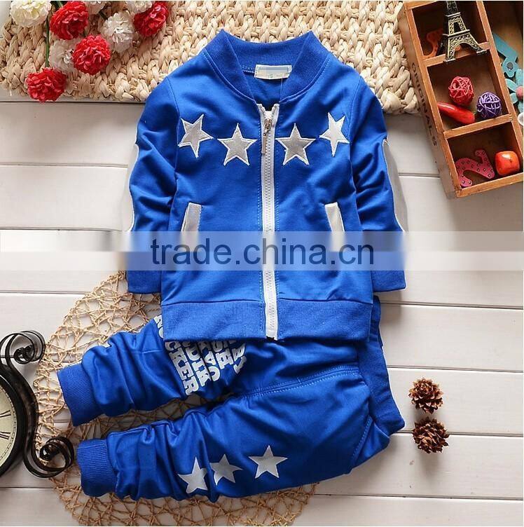 2016 Spring Autumn Kids boys Sport&Casual Clothing Sets cotton Jacket + pants sports suits baby clothing set Tracksuit set