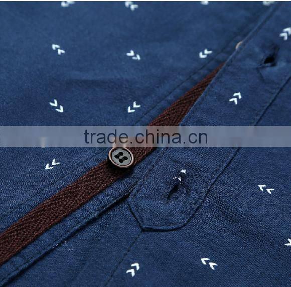 100% cotton long sleeve fancy shirts high quality shirts for men