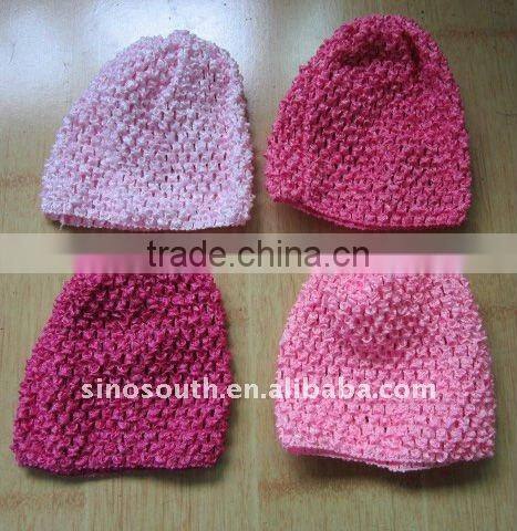 wholesale baby crochet hat with pattens flower