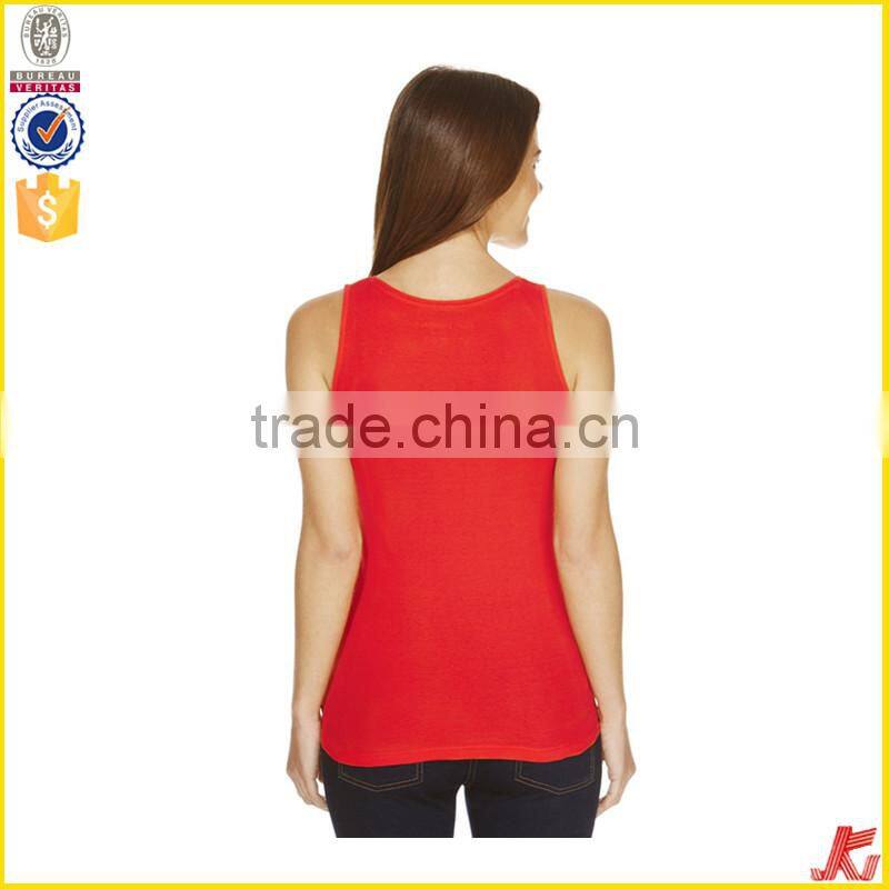 customize 95% cotton and 5% spandex womens tank tops