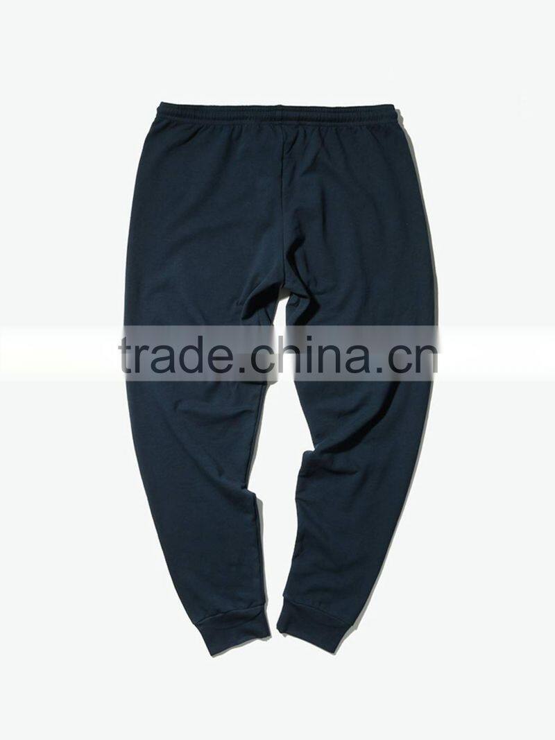 wholesale custom made black cotton plain sportswear joggers women