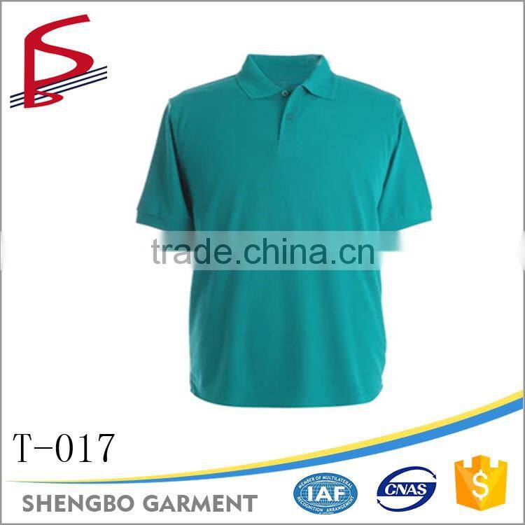 High quality printed custom blank polo t shirt