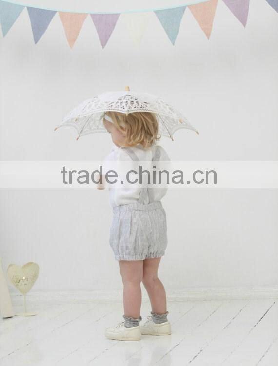 high quality 100% linen baby girl clothes vintage romper little girl overalls custom