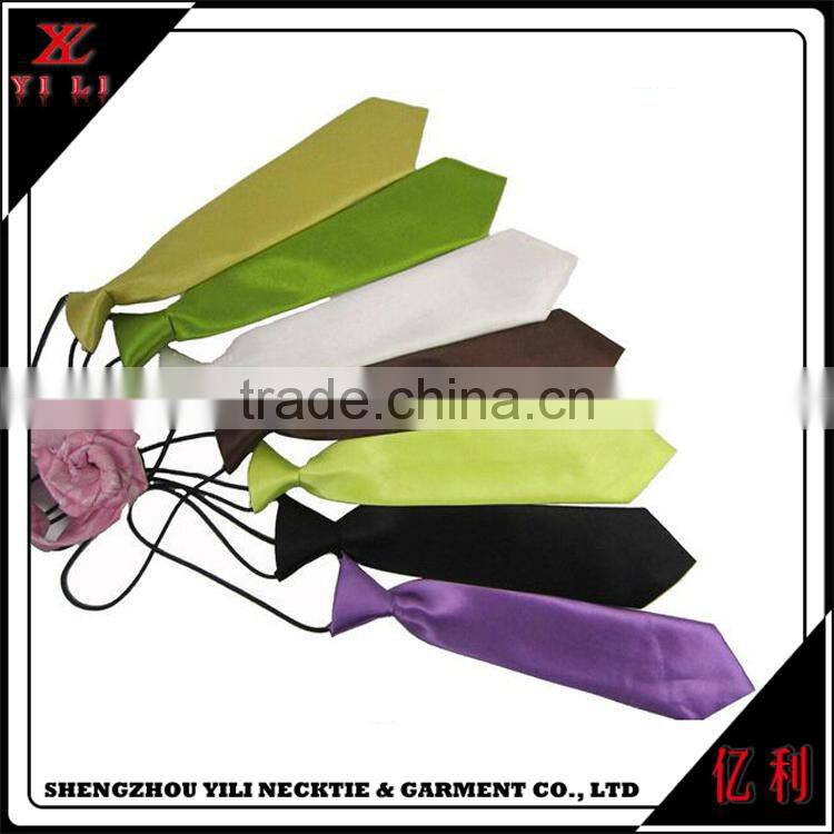 Polyester satin dying colorful design cheap mens school neck ties