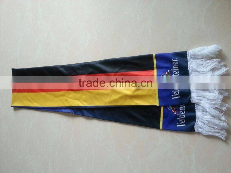 fan satin soccer scarf