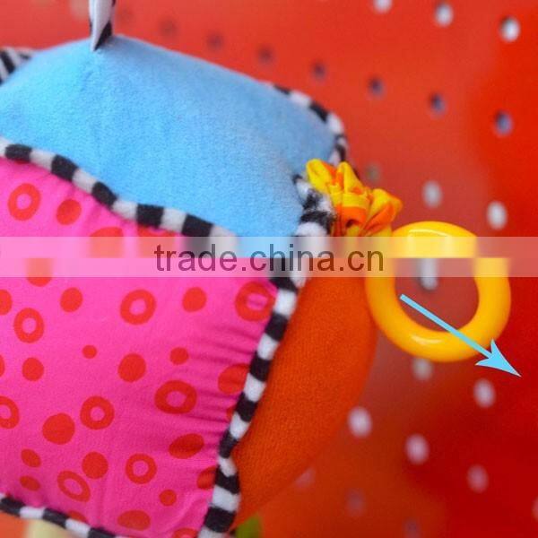 Cute shaking Plush toys baby educational stuffed & plush toy baby gift