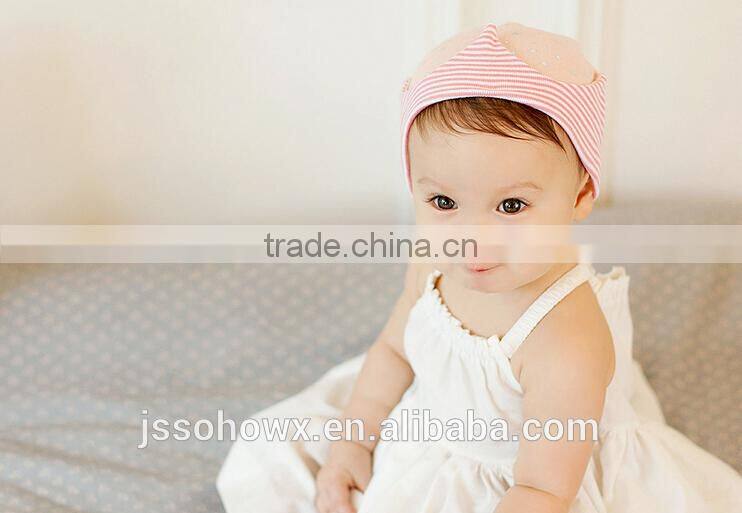 star printed fancy baby hat, soft touch 100% cotton baby hat, star baby hat