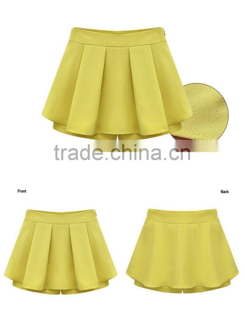 Young Girls European style fashion casual large size skirt/dress pants wholesale clothing