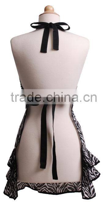 High quality fashion designs various styles customized kitchen apron for option