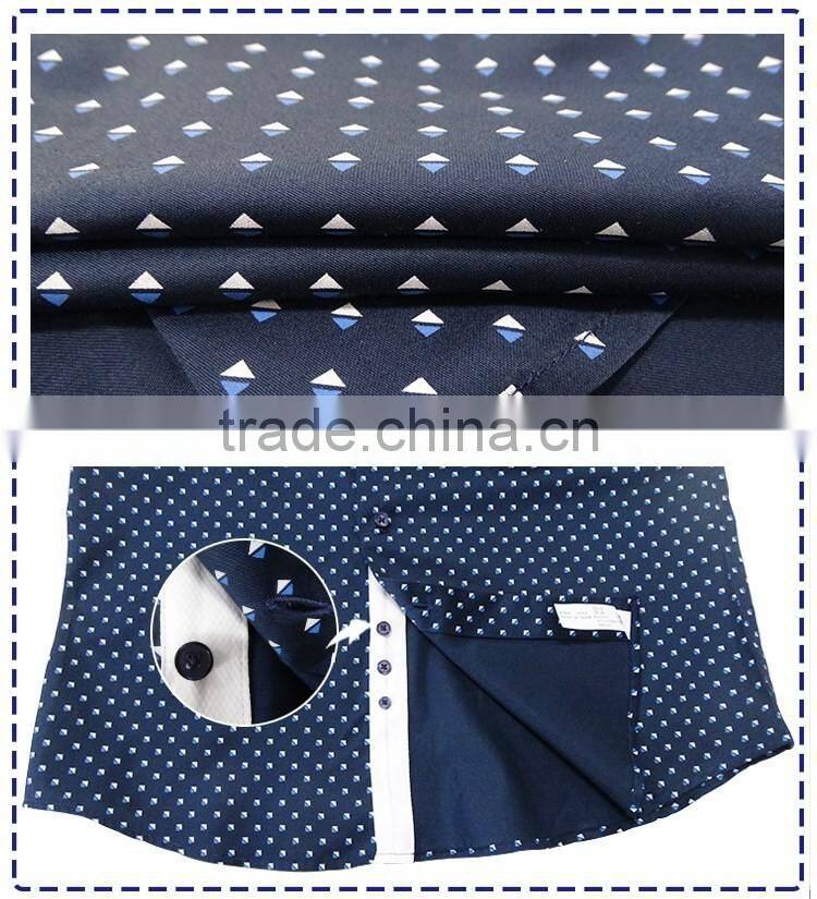 Men printed casual long sleeve shirt fancy mens clothing shirts