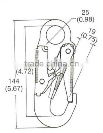 good quality snap hook for safety lanyard YL-H10