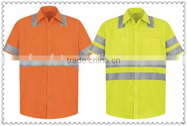 High Visibility Clothing Reflective Uniform Shirt
