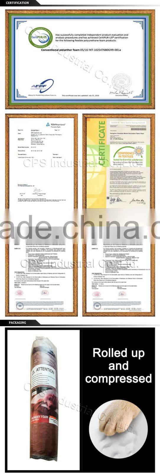 Custom memory foam pet bed dog bed