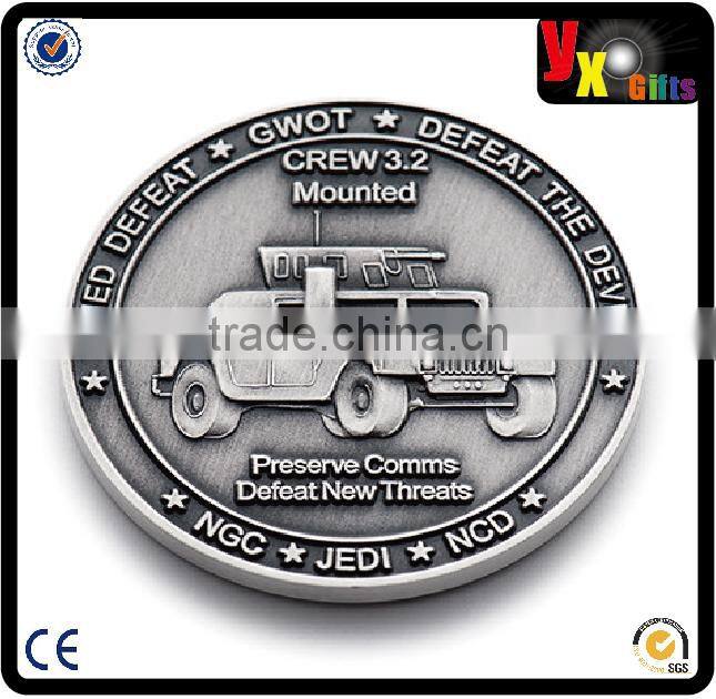 home decor/2014 Manufactory production dragon metal souvenir coin