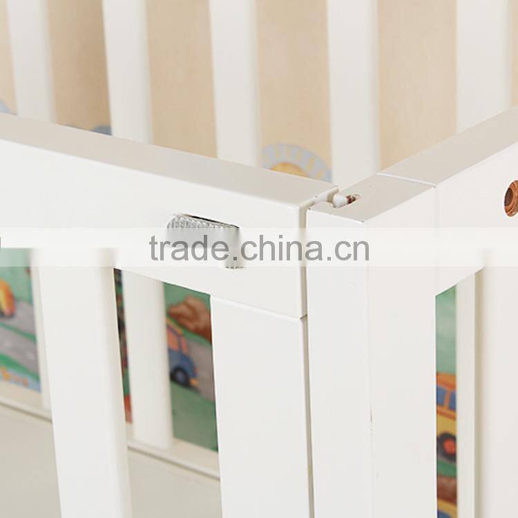 Hot new products 2016 automatic swing crib baby wooden convertible crib