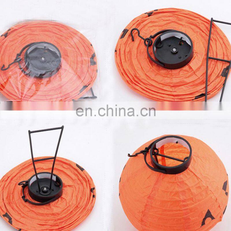 Halloween Party Decoration purple round paper lantern