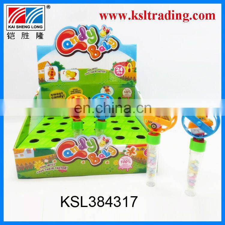 24PCS plastic dog cattle wind up kids candy toys