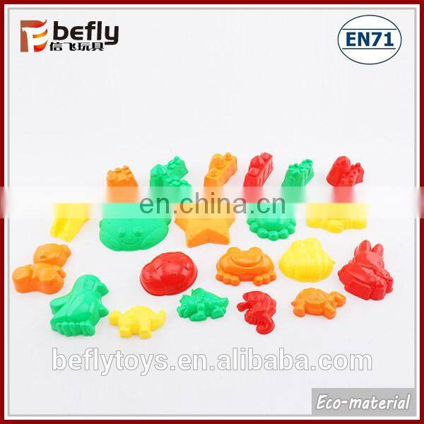 Kids beach mesh bag toys with plastic mini wheelbarrow