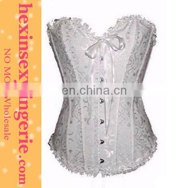 Latest fashion lanb overbust wholesale leather corset