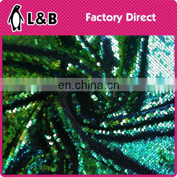 2017 High quality fashion colorful sequin embroidery fabric