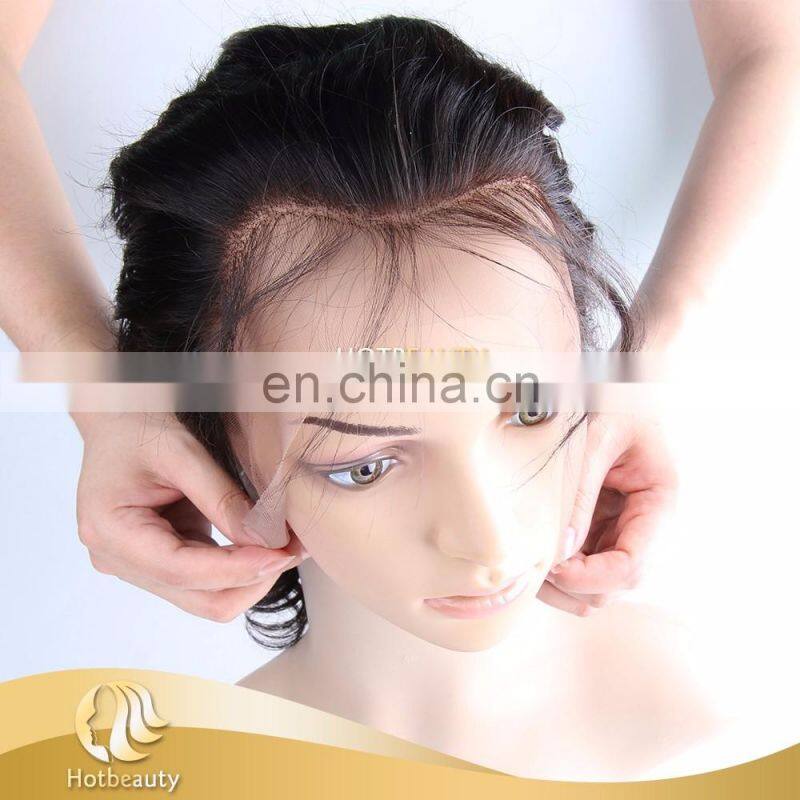 Timely delivery guaranteed 100% european remy virgin human hair with frontal closure