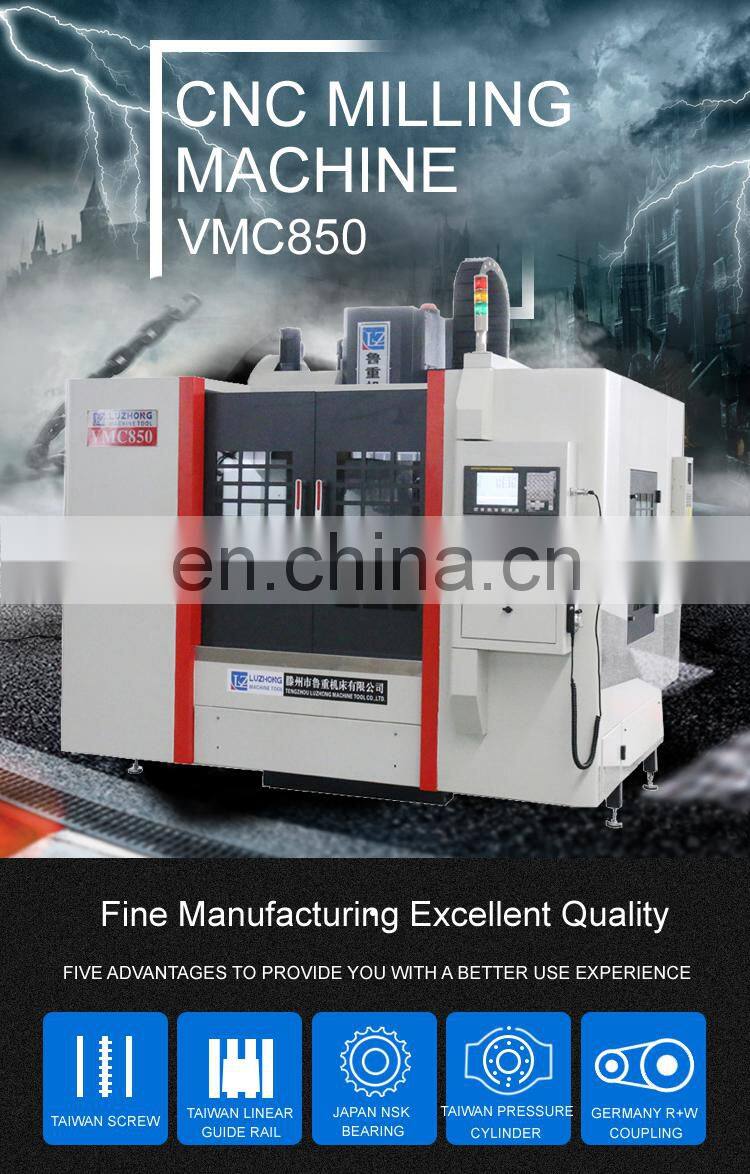 CNC Machine Milling VMC850 Full Guard Vertical CNC Milling Machine