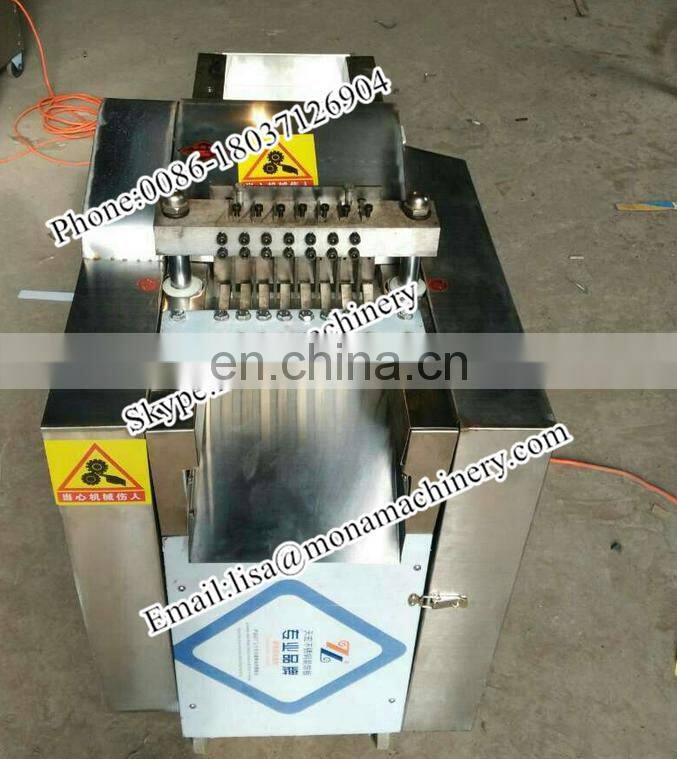 Ribs frozen meat Chicken leg cutter Commercial Pork Chop Cutting Machine/steak Cube Cutter/chicken Thighs Cutting Machine