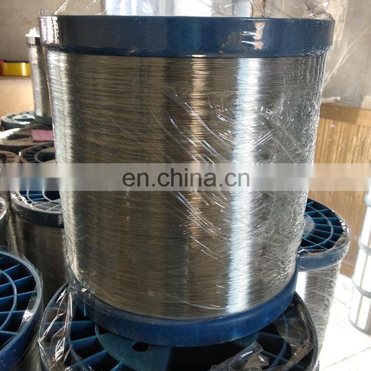 hot dipped galvanized scourer wire 0.13mm-0.22mm