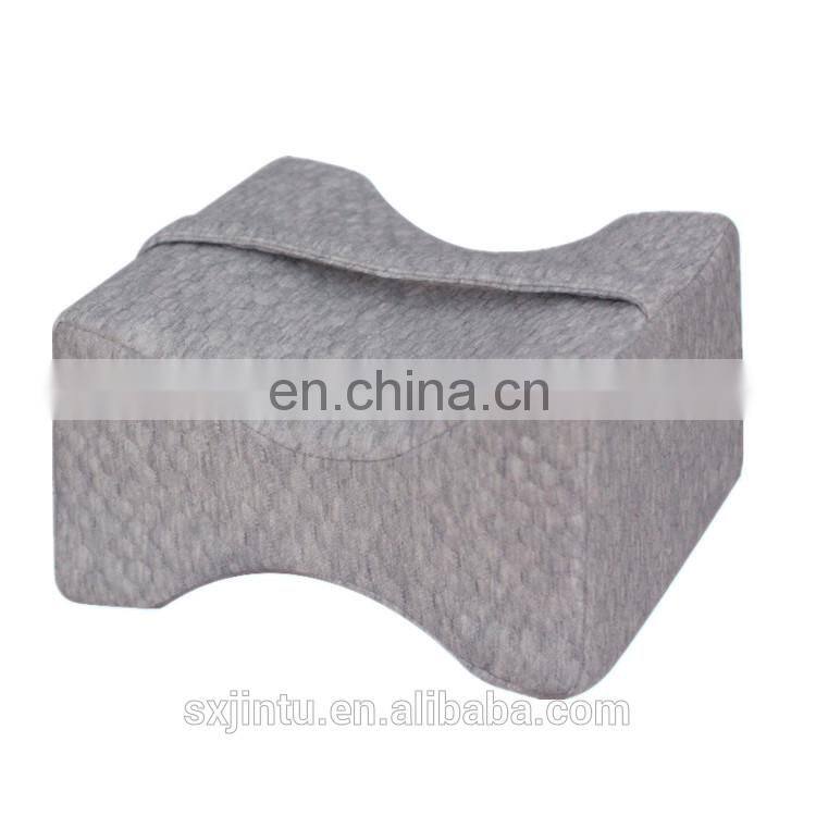 New Sciatica Relief Leg Pain Pregnancy Hip and Joint Pain Memory Foam Leg Pillow Wedge with Washable Cover Knee Pillow