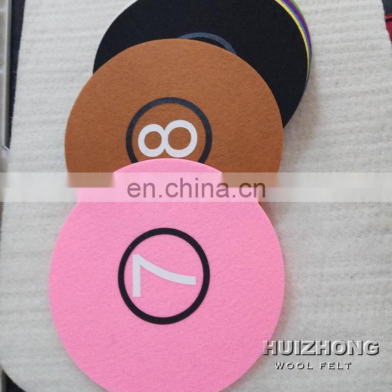 2mm 3mm 5mm felt card with printing image used for kids leaning and games