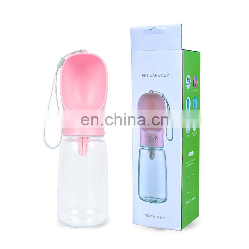 Wholesale Custom Dog Water Bottle Portable With Carbon Filter Pet Travel Dog Water Bottle