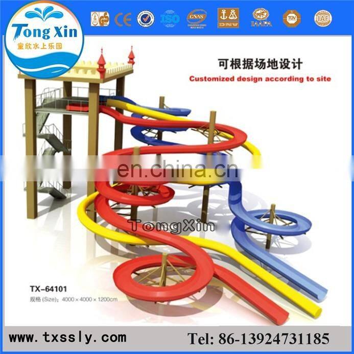 Water park used swimming pool slide for theme park