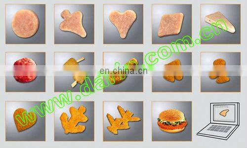 Fast food chicken burger making machine/beef burger production line