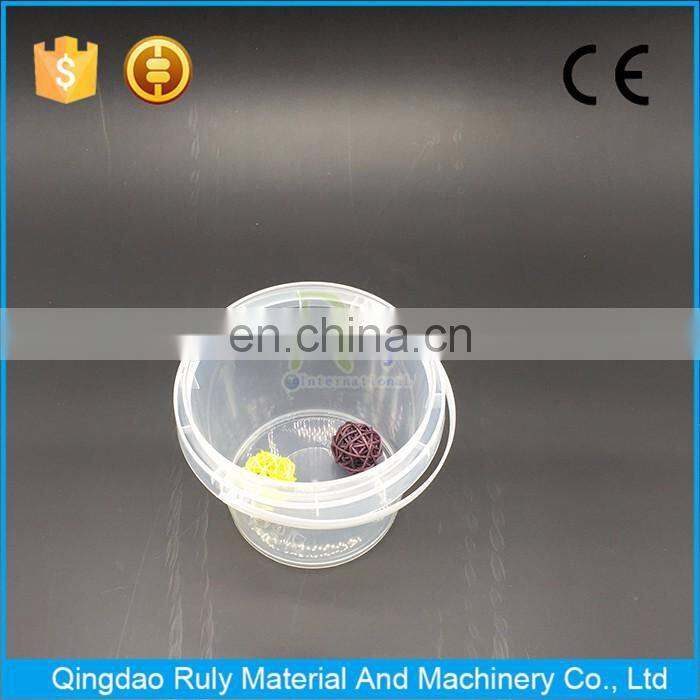 Custom different sizes clear plastic pail for kid's toys