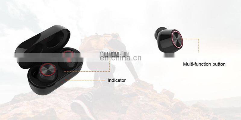 Earphone Earbuds In Ear Phone Headset Stereo Headphone TWS 5.0 Case Mobile TWS