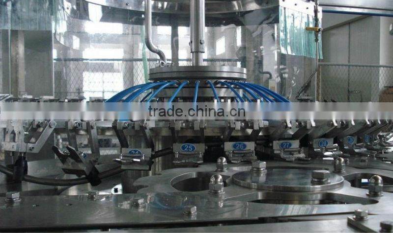 Automatic glass bottle juice filling machine