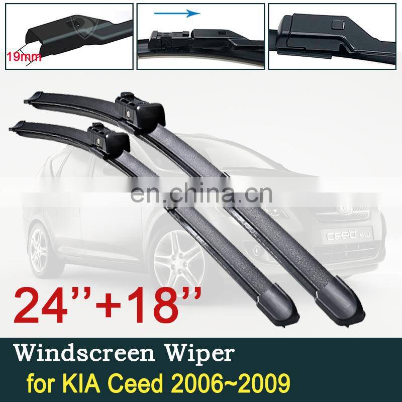 for Kia Ceed 2006~2009 ED Car Wiper Blade Windscreen Wipers for Hyundai I30 2007~2010 Car Accessories 2008