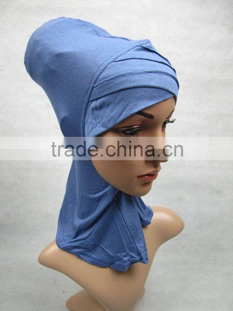 U103 NEW 2014 neck cover cotton ruffle ninja,muslim underscarf