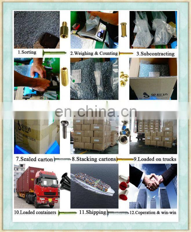 stainless steel Hook machine screws with an square angle