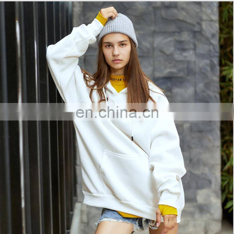 Factory-made custom women/men high-quality sports hoodie hoodie blank home pullover chest back can be customized logo