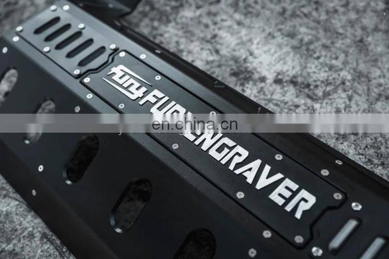 Furyengraver exhaust pipe cover  plate  for Jeep Wrangler JK 2007+ SUV exhaust pipe guard 4x4 Accessories