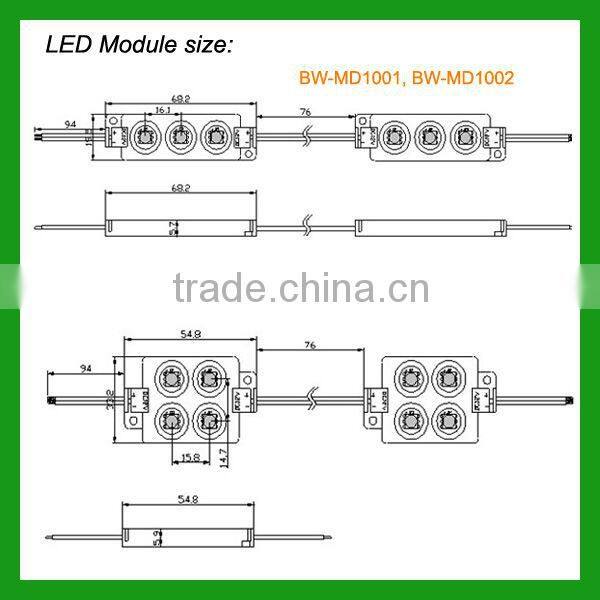 LED Module For Light Box,High Lumen LED Module 220V IP65 3 years Warranty